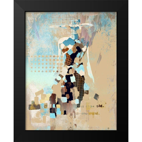 Dream Fashion II Black Modern Wood Framed Art Print by Bolokofsky, Ronald