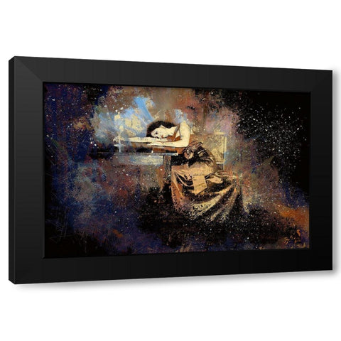 Enchantment Black Modern Wood Framed Art Print by Bolokofsky, Ronald