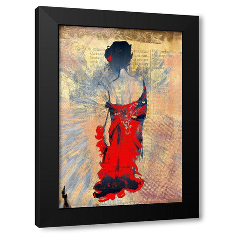 Evening Attire Black Modern Wood Framed Art Print with Double Matting by Bolokofsky, Ronald