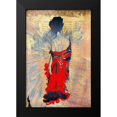 Evening Attire Black Modern Wood Framed Art Print by Bolokofsky, Ronald
