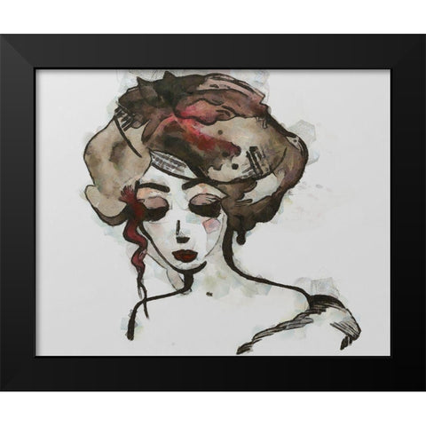 Evening Out Black Modern Wood Framed Art Print by Bolokofsky, Ronald