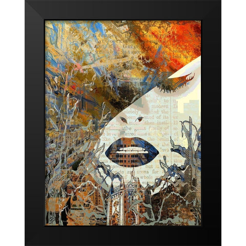 Everything Is Beautiful Black Modern Wood Framed Art Print by Bolokofsky, Ronald
