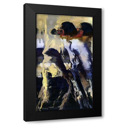 Gypsy Girls Black Modern Wood Framed Art Print with Double Matting by Bolokofsky, Ronald