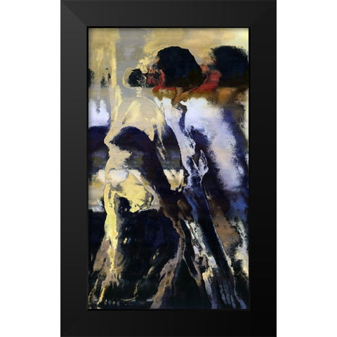 Gypsy Girls Black Modern Wood Framed Art Print by Bolokofsky, Ronald
