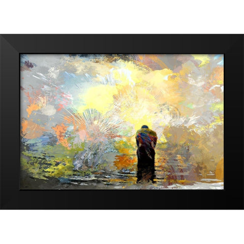 In Faith Lies Hope Black Modern Wood Framed Art Print by Bolokofsky, Ronald