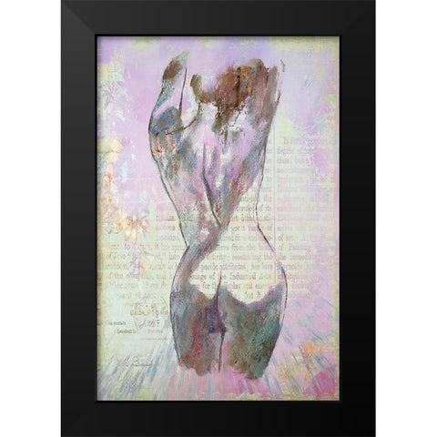 Lavender Beauty Black Modern Wood Framed Art Print by Bolokofsky, Ronald