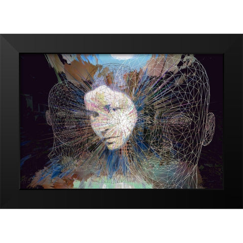 Mind Games II Black Modern Wood Framed Art Print by Bolokofsky, Ronald