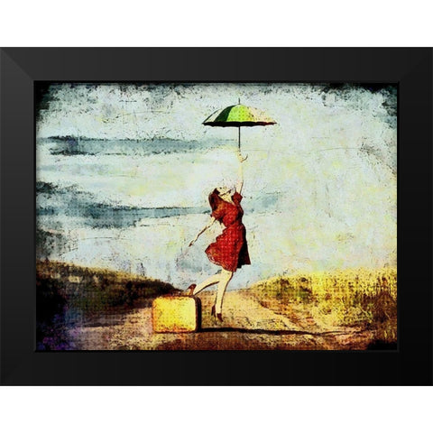 Road Trip  Black Modern Wood Framed Art Print by Bolokofsky, Ronald