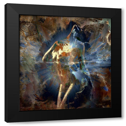 Soul Searching Black Modern Wood Framed Art Print with Double Matting by Bolokofsky, Ronald