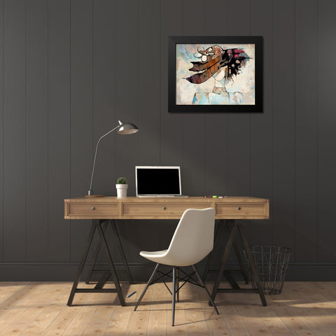 Yesterdays Fashions Today I Black Modern Wood Framed Art Print by Bolokofsky, Ronald