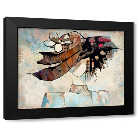 Yesterdays Fashions Today I Black Modern Wood Framed Art Print with Double Matting by Bolokofsky, Ronald