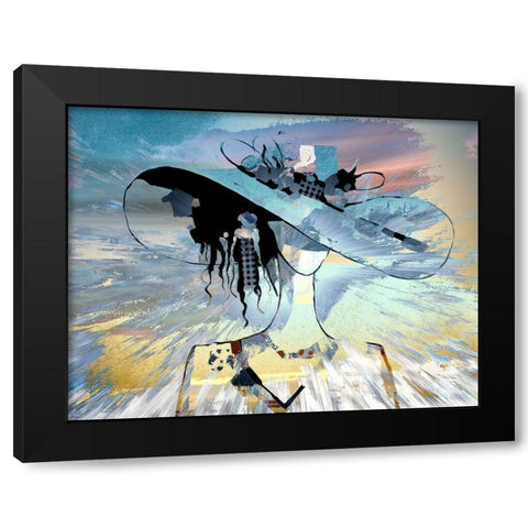 Yesterdays Fashions Today II Black Modern Wood Framed Art Print by Bolokofsky, Ronald