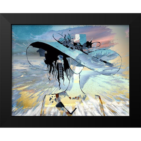 Yesterdays Fashions Today II Black Modern Wood Framed Art Print by Bolokofsky, Ronald