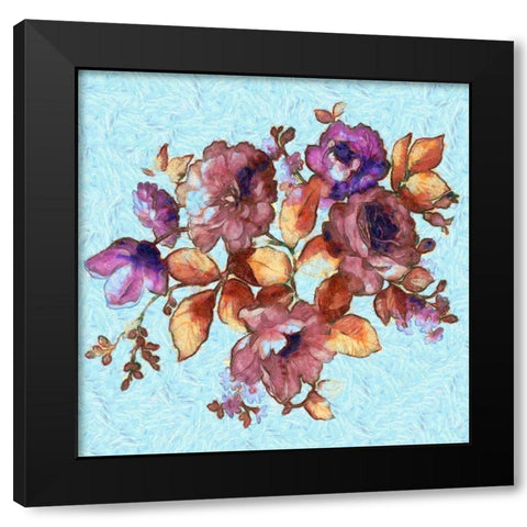 Van Goghs Garden  Black Modern Wood Framed Art Print with Double Matting by Bolokofsky, Ronald