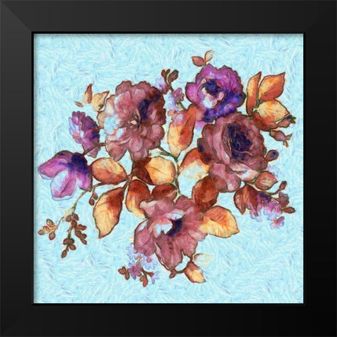 Van Goghs Garden  Black Modern Wood Framed Art Print by Bolokofsky, Ronald