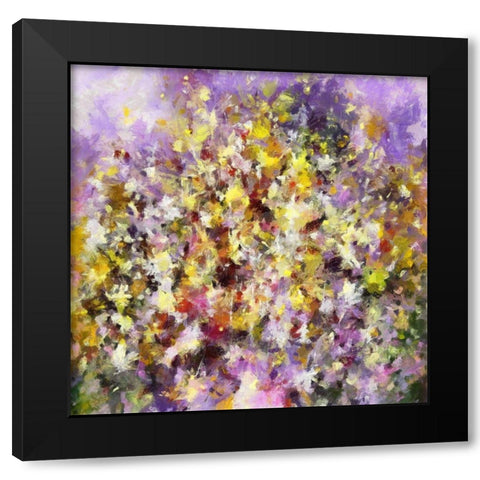 Autumn Garden I Black Modern Wood Framed Art Print by Bolokofsky, Ronald
