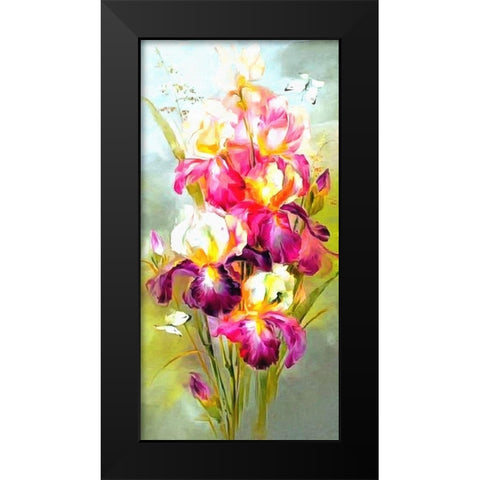 Fresh Bloom I Black Modern Wood Framed Art Print by Bolokofsky, Ronald