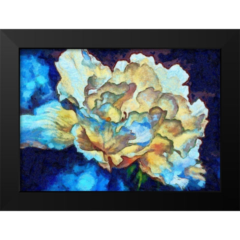 Summer Bloom I Black Modern Wood Framed Art Print by Bolokofsky, Ronald