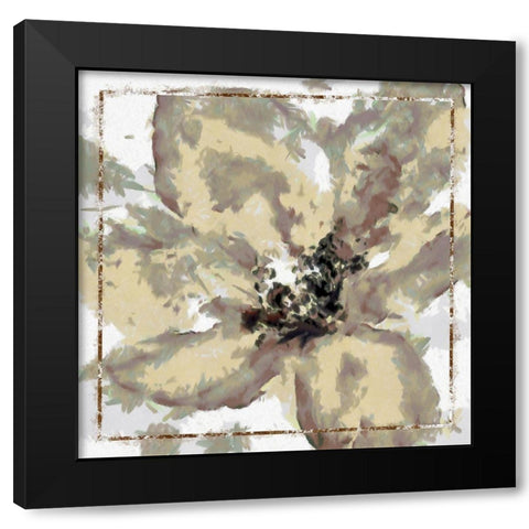Calyx II Black Modern Wood Framed Art Print by Bolokofsky, Ronald
