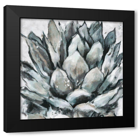 Cereus Echeveria Black Modern Wood Framed Art Print by Bolokofsky, Ronald