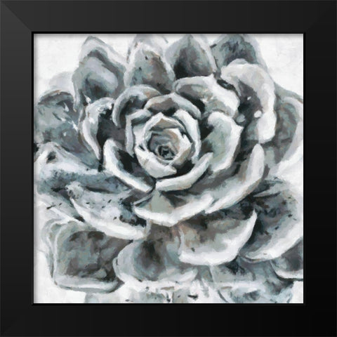 Cereus Sempervivum Black Modern Wood Framed Art Print by Bolokofsky, Ronald