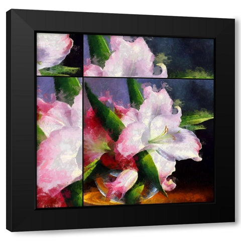 Close Up Lilly Black Modern Wood Framed Art Print by Bolokofsky, Ronald