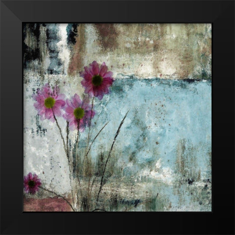 Pastel Daisys II Black Modern Wood Framed Art Print by Bolokofsky, Ronald