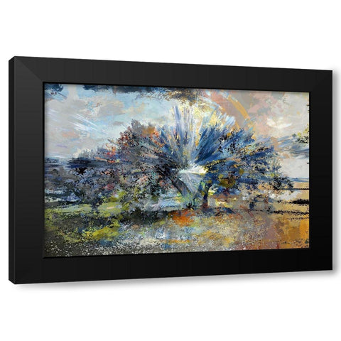 Beneath the Olive Tree Black Modern Wood Framed Art Print by Bolokofsky, Ronald