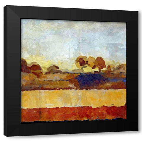 Open Field I  Black Modern Wood Framed Art Print with Double Matting by Bolokofsky, Ronald