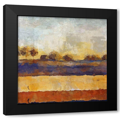 Open Field II  Black Modern Wood Framed Art Print with Double Matting by Bolokofsky, Ronald