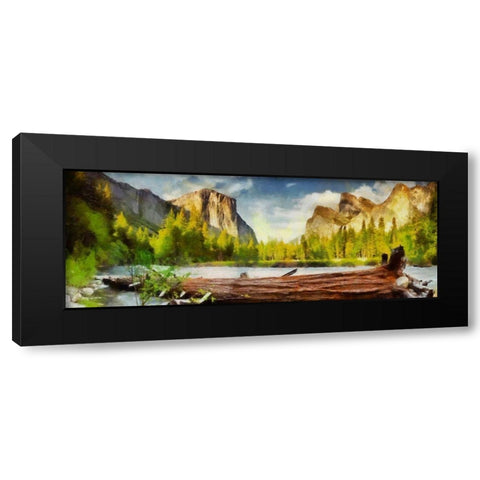Yosemite  Black Modern Wood Framed Art Print with Double Matting by Bolokofsky, Ronald