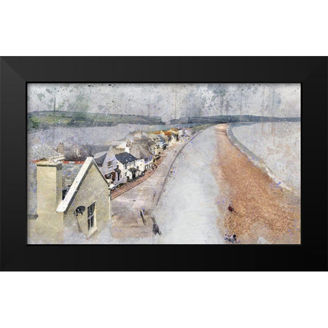 Slapton Sands Black Modern Wood Framed Art Print by Bolokofsky, Ronald