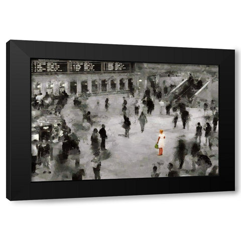 Standing Out In a Crowd Black Modern Wood Framed Art Print with Double Matting by Bolokofsky, Ronald