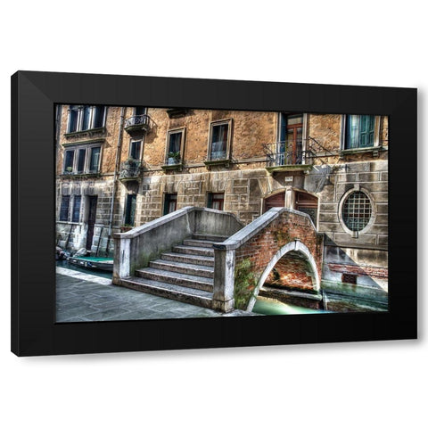 Steps To the Front Door Black Modern Wood Framed Art Print with Double Matting by Bolokofsky, Ronald