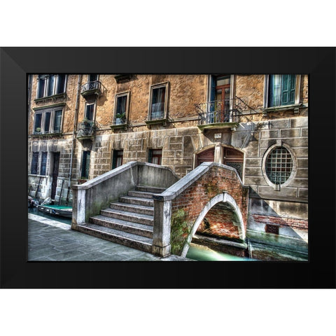 Steps To the Front Door Black Modern Wood Framed Art Print by Bolokofsky, Ronald