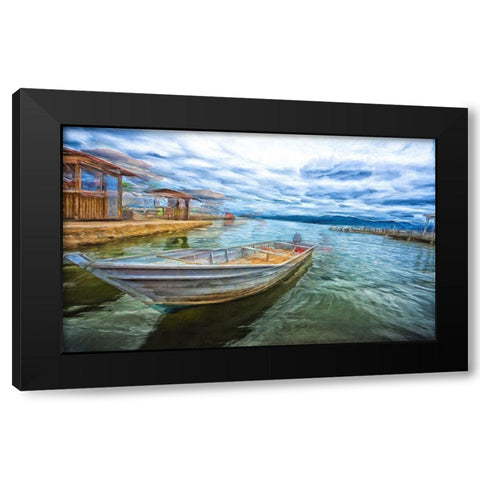 Docked Black Modern Wood Framed Art Print with Double Matting by Bolokofsky, Ronald