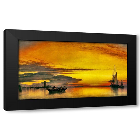 Break of Day Black Modern Wood Framed Art Print by Bolokofsky, Ronald