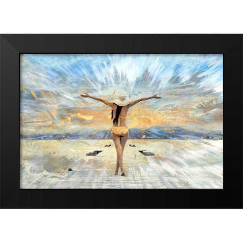 California Sunshine Black Modern Wood Framed Art Print by Bolokofsky, Ronald