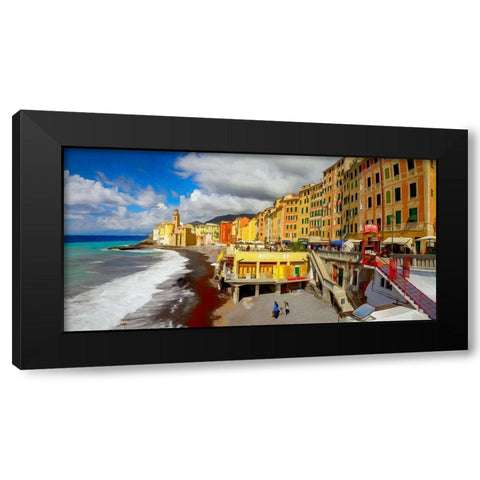 Camogli II Black Modern Wood Framed Art Print by Bolokofsky, Ronald