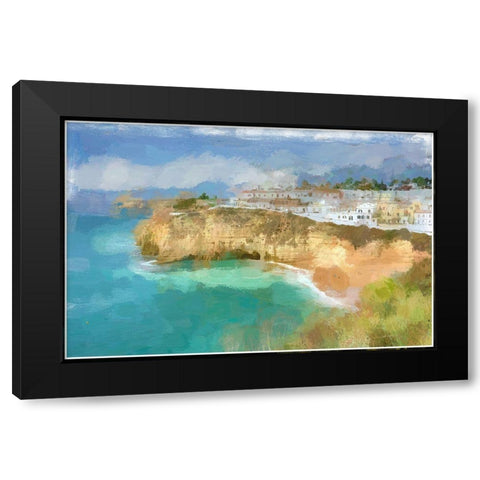 Carvoeiro Portugal  Black Modern Wood Framed Art Print with Double Matting by Bolokofsky, Ronald