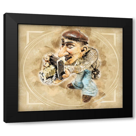 The Perfect Shot II Black Modern Wood Framed Art Print with Double Matting by Bolokofsky, Ronald
