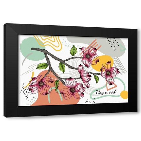 Dogwood 662 Black Modern Wood Framed Art Print by Bolokofsky, Ronald