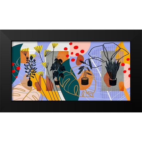 Garden Elements 433 Black Modern Wood Framed Art Print by Bolokofsky, Ronald