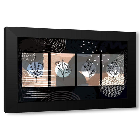 Garden Fresh Black Modern Wood Framed Art Print with Double Matting by Bolokofsky, Ronald