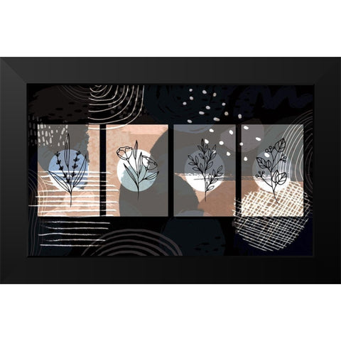 Garden Fresh Black Modern Wood Framed Art Print by Bolokofsky, Ronald