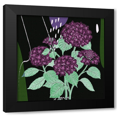 Hydrangea 692 Black Modern Wood Framed Art Print by Bolokofsky, Ronald
