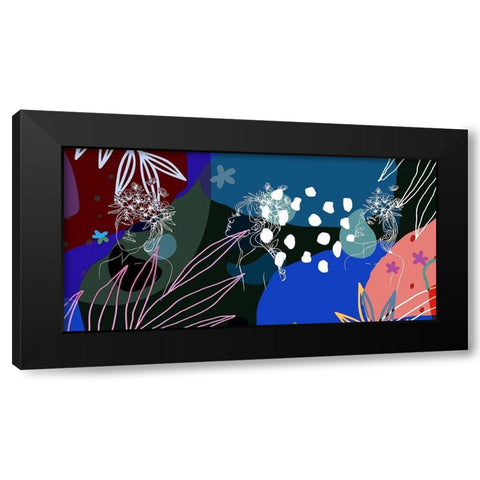 Island Girls 1306 Black Modern Wood Framed Art Print by Bolokofsky, Ronald