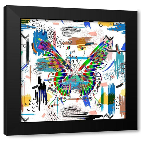Metamorphasis Black Modern Wood Framed Art Print with Double Matting by Bolokofsky, Ronald