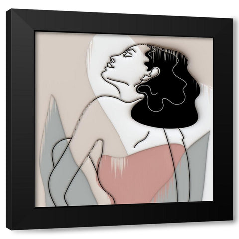 Modern Woman 421A Black Modern Wood Framed Art Print with Double Matting by Bolokofsky, Ronald