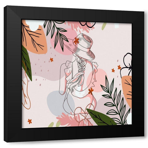 Summer Sun 207 Black Modern Wood Framed Art Print with Double Matting by Bolokofsky, Ronald